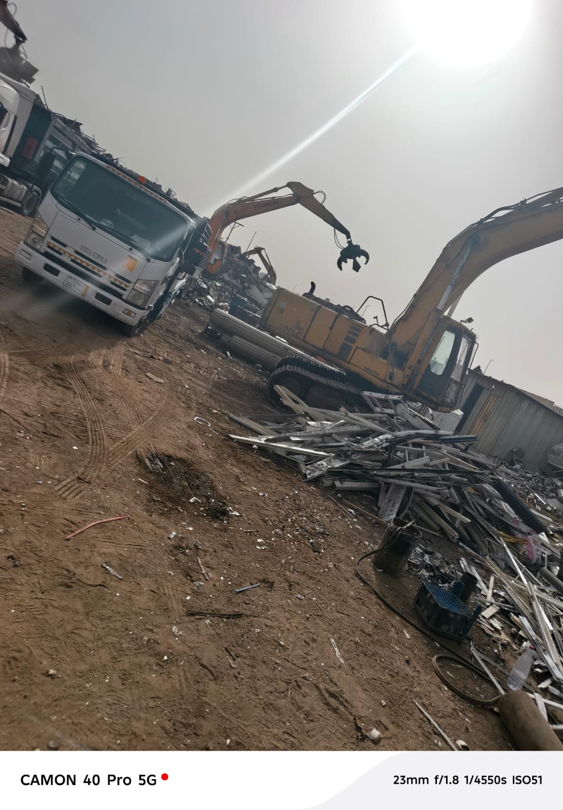 Excavator Loading